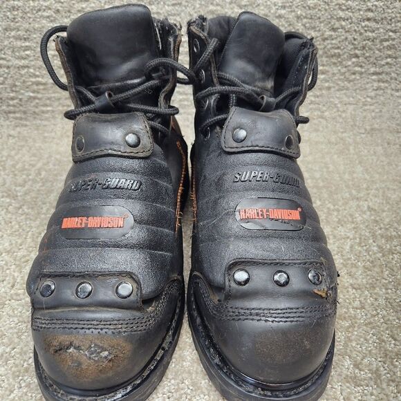 Harley Davidson Super Guard Steel Toe Boots Mens Size 8.5 Durable Waterproof main image 4